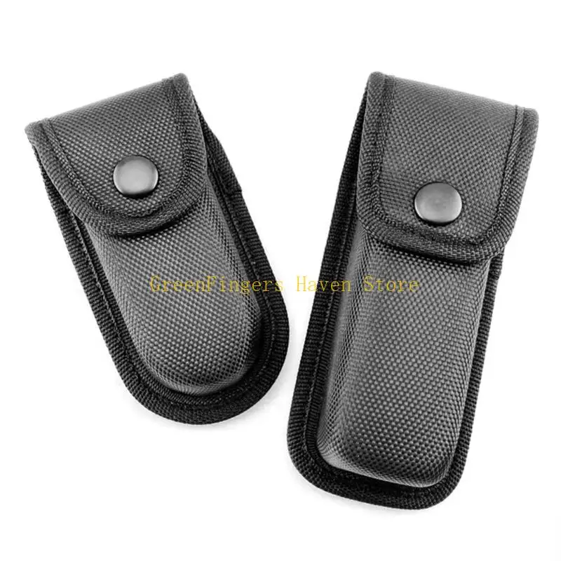 F68D Nylon Belt Carry with Flap Closure for Outdoor Hiking and Daily Use