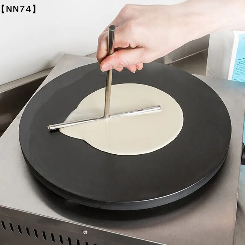 【NN74】French Crepe Spreader Pancake Like Batter Spreading Tools Stainless Steel Pancake Like Batter Bake Kitchen Tool[J]【W4】