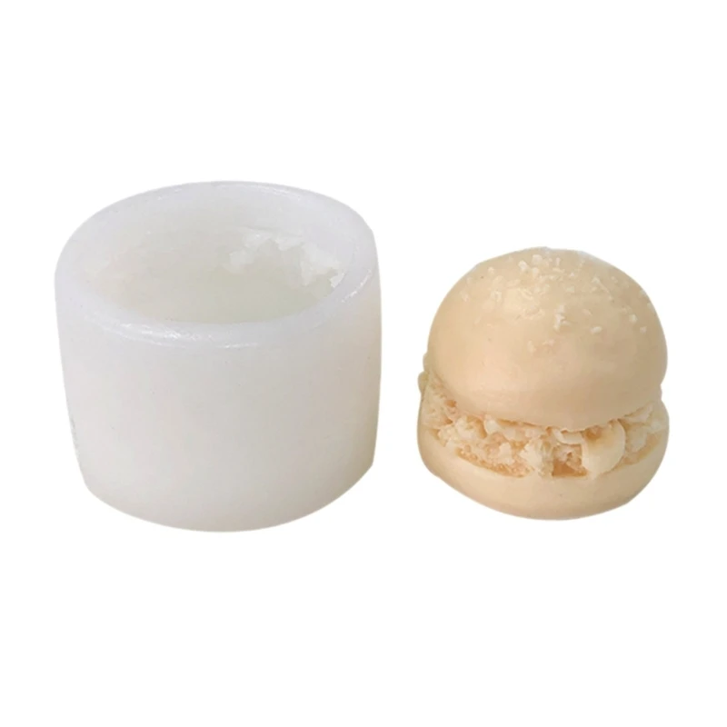 Q1JB Hamburger Molds, Epoxy Resin Silicones Molds for Plaster Decorations