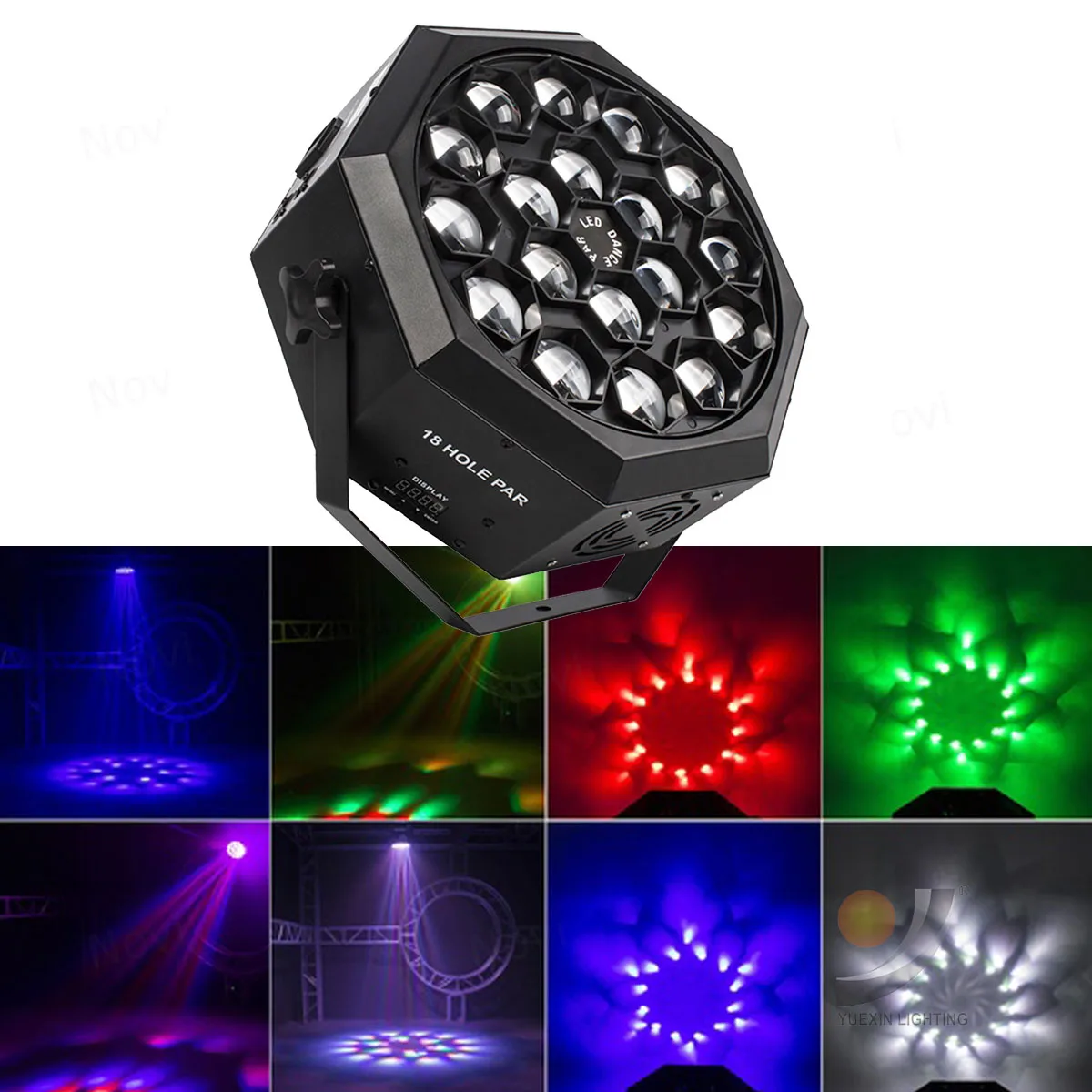 

18X10W Rgbw 4в1 плоские светодиодные пчелиные глаза Par может освещать для Dj сценическое освещение для свадебной вечеринки