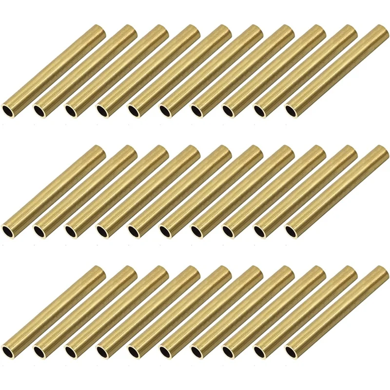 

【RECOMMEND】Replacement Accessories 30 Pieces 7Mm Slim Pen Tube 2-1/32 Inch Long Slim Replacement Tube Twist Supplies