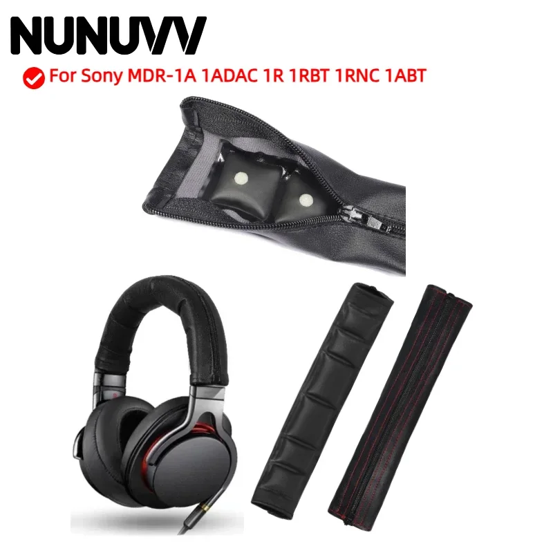 

Replacement Protein Leather Ear Pads Cushion Cover Earpads for Sony MDR-1A 1ADAC 1R 1RBT 1RNC 1ABT Headset