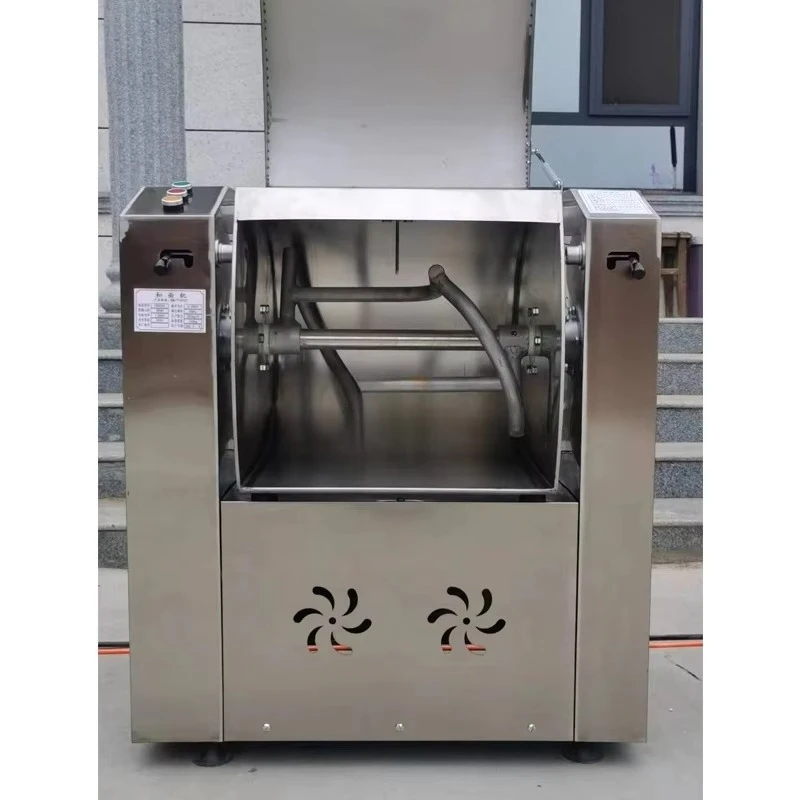 Big Capacity Industrial Automatic Noodle Dough Mixer Bread Dough Mixing Machine