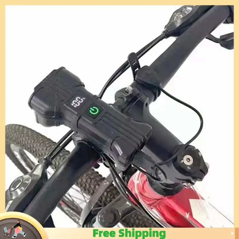 

X08A 12 LED Bike Light Highlight USB Rechargeable Waterproof Bicycle Headlight With Bicycle Horn Back Lamp Durable Easy Install