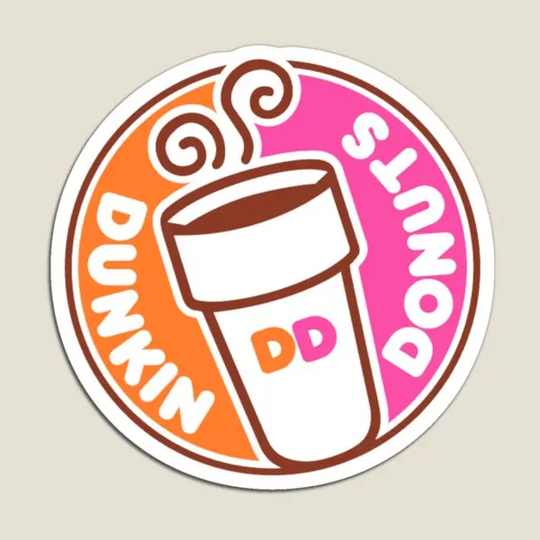 Dunkin Donuts Collection  Magnet Decor for Fridge Organizer Home Toy Baby Children  Holder Cute Refrigerator Stickers Colorful