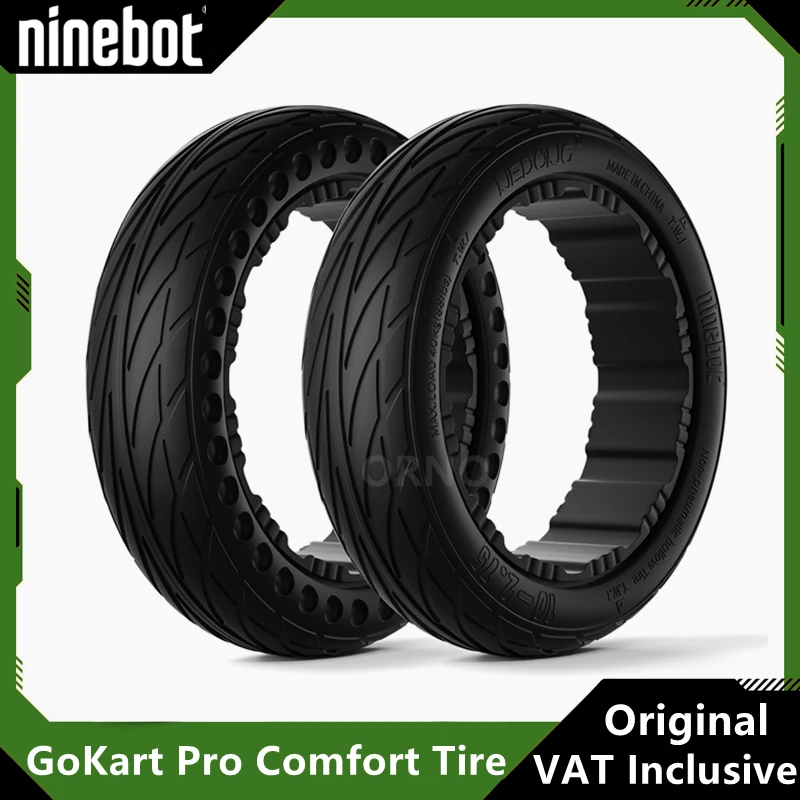 Original Comfort Tire for Go Kart Pro Gokart Ninebot by Segway S-MAX Self Balance Scooter Replacement Rear Tyre Accessories 2PCS