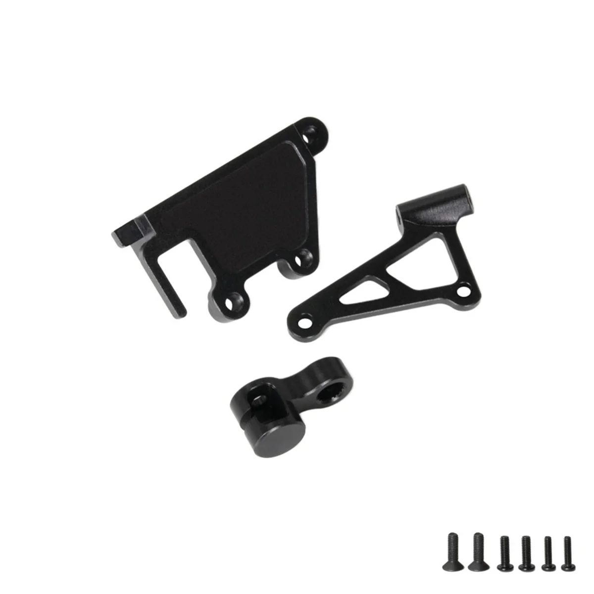 Prata Mount Servo suporte, servo pinça, montagem para LOSI 1/4, PROMOTO-MX, motocicleta, LOS261013, LOS06000, LOS06002