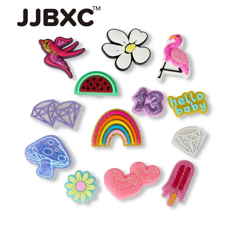 

JJBXC CHARM Shoe Buckle 2025 Shiny Cartoon Shoe Accessories DIY Fashion Shoes Accessories Suitable for cross Shoes