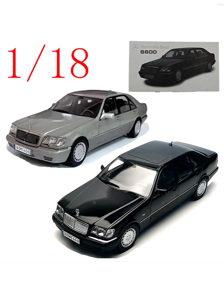 Oferta specjalna: Model samochodu Mercedes Benz S600 w skali 1/18, odlewany z metalu, zabawka dla chłopców, oryginalne opakowanie. — 2