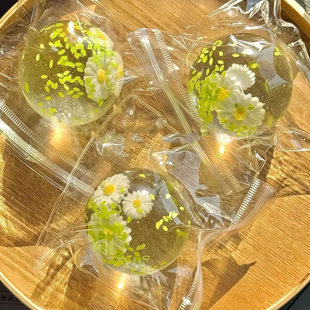 Simulazione Coniglio Sfera di cristallo TPR Sfera d'acqua solida trasparente Giocattolo per pizzicare Giocattolo creativo per pizzicare il coniglio a bolle realistiche