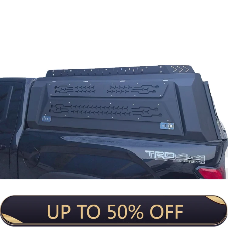 

Platform One-Piece Assembly Rear Canopy with Light Bed Cover Lockable Waterproof Pickup Hardtop Cover for Ford Ranger Raptor