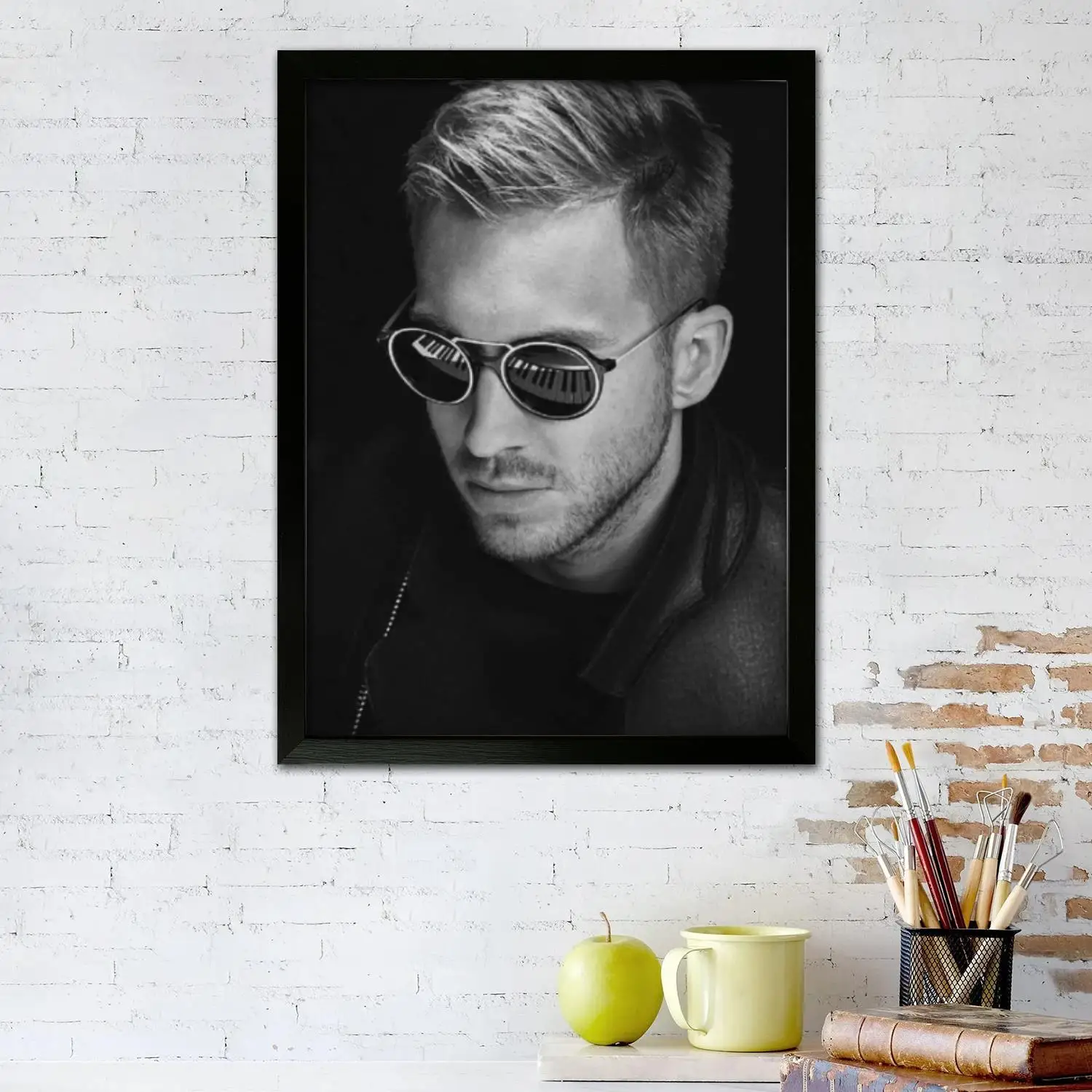 Calvin Harris Canvas Art Poster and Wall Art, Picture Print, Modern Family Bedroom Decor,Decorative painting