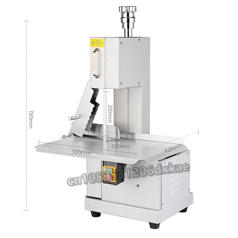 220V Automatic Bone Cutter Commercial Bone Sawing Cutting Machine Pork Ribs Frozen Pork Trotters Bone Steak Cutting Machine