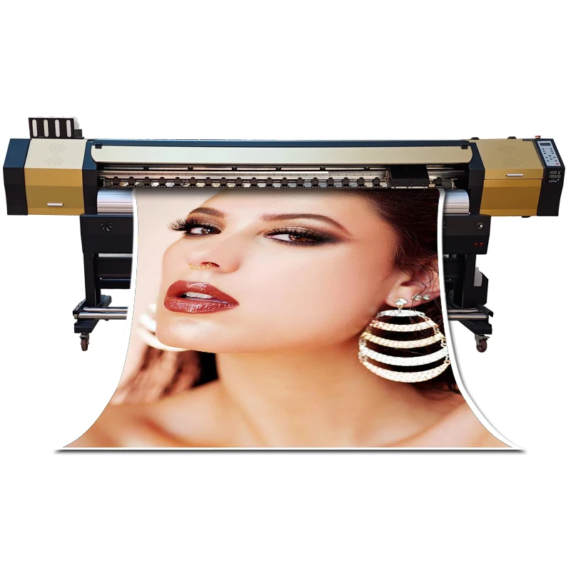 Advertising 3.2M Eco Solvent Printer Digital Flex Banner Vinyl Printing Machine Ecosolvent Printer I3200 Xp600