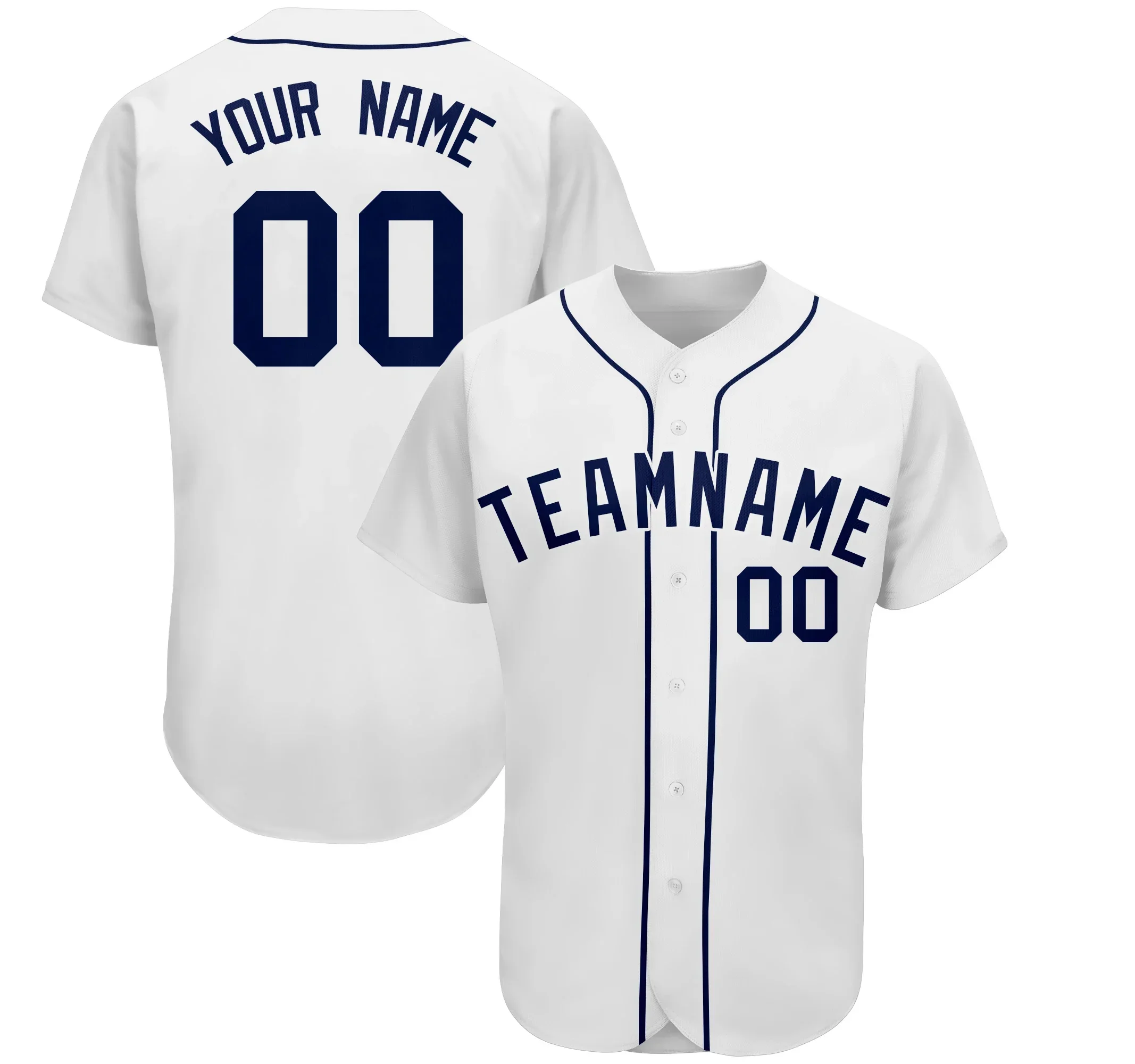 Custom Fashion Button-Down Baseball Jerseys Personalized Embroidery Softball Shirt for Men/Women/Boy Stitch Your Name and Number