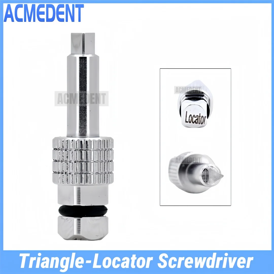 

Dental Locator Screwdriver Triangle Abutment Driver Titanium Alloy Manual Screwdriver Torque Wrench Dentist Tool Compatible Oss