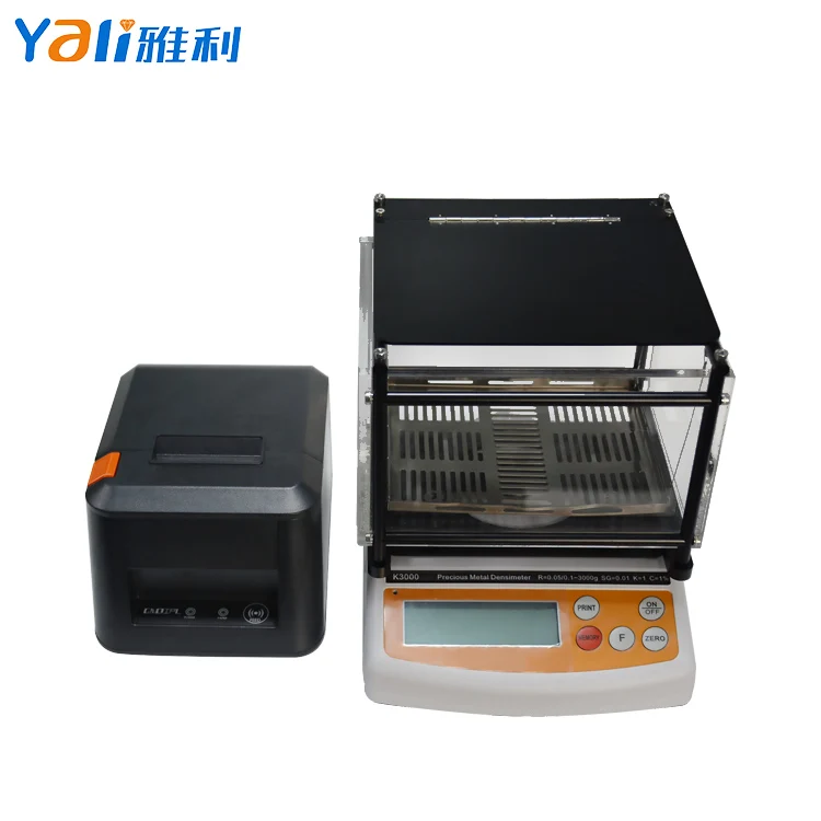 Equip the Gold Tester to Use Machine  to Print the Calculation of Gold Purity