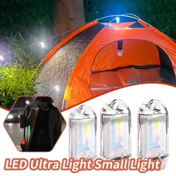 Rechargeable Mini Flashlight Ultra-small LED Silicone Waterproof Keychain Lamp Outdoor Sports Camping Pet Lighting Pendant