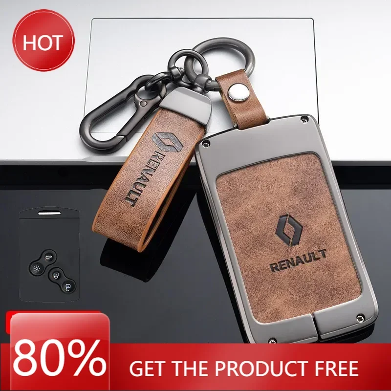 

Колпаки ступиц для Renault Koleos Captur Megane Kadjar Clio Scenic Talisman Arkana Dacia Sandero, кожаный чехол для ключей от автомобиля, защитный чехол