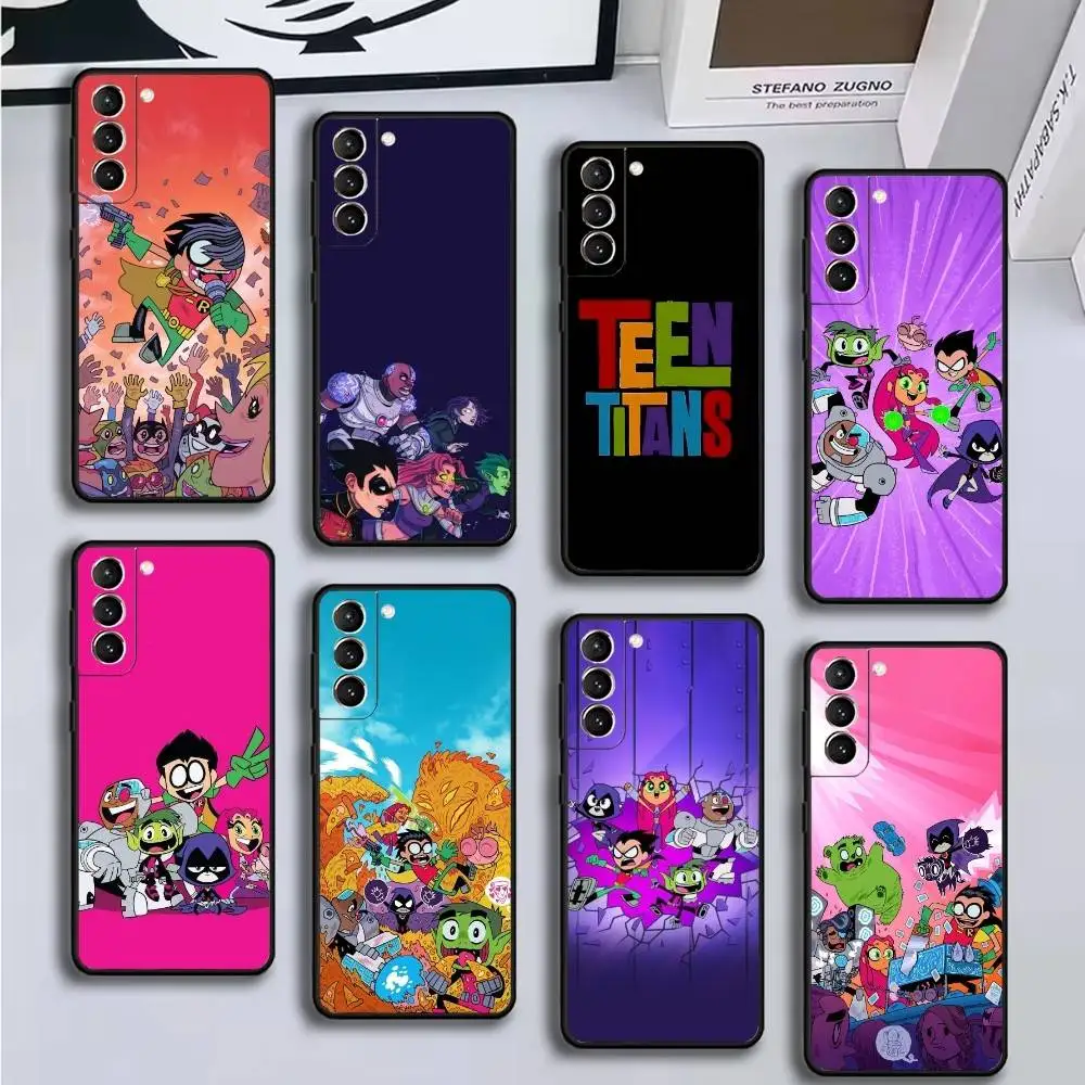 

Teen R-RobinS T-Titans Go Phone Case For Samsung GalaxyA13,21s,22,31,32,52,53,71,72,73,Soft Black Cover
