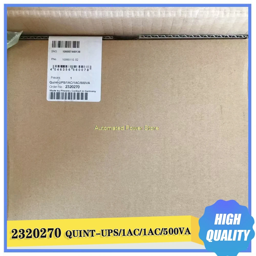 

2320270 QUINT-UPS/1AC/1AC/500VA для источника питания Phoenix Быстрая доставка Высокое качество