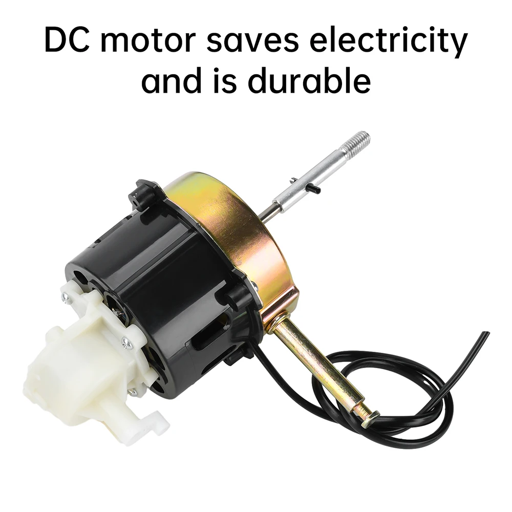 

Бесщеточный двигатель постоянного тока 9-28 В, 28 Вт, 1450 об/мин, двигатель вентилятора с качающейся головкой, низкий уровень шума, двойные подшипники, настольный вентилятор, настенный вентилятор, двигатель