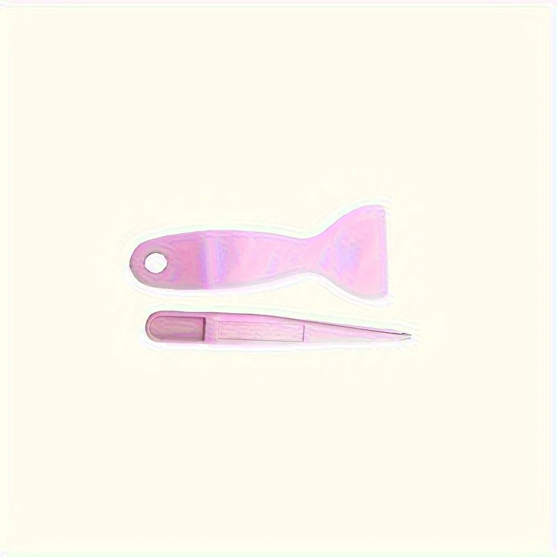 2pcs/ set Scrapbook Sticker, Hand Account Tools, Tweezers Scraper, Multi-tool Stationery DIY Junk Journal Album School Supplies