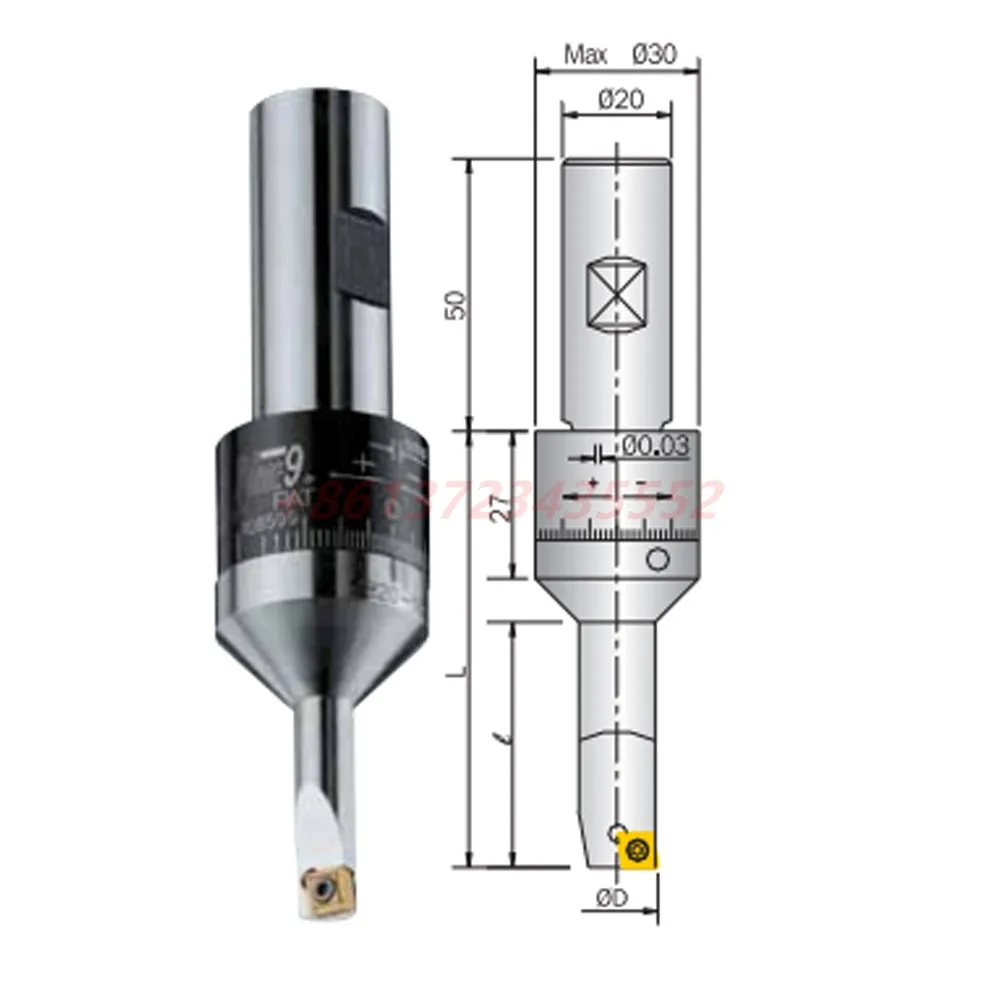 Nine9 Durable Fine-tuning Fine Boring Tool Sb20-0721-01 Boring Tool Fine-tuning Boring Tool 0.01 Spot