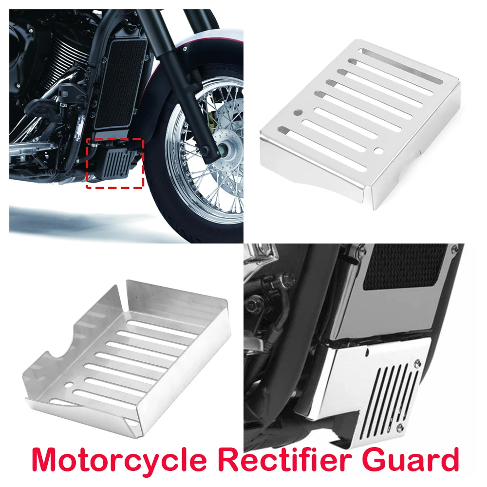 

Fits for Kawasaki VN900 Custom Vulcan 900 Classic 2006-2023 Motorcycle Accessories Engine Rectifier Cover Protective Guard