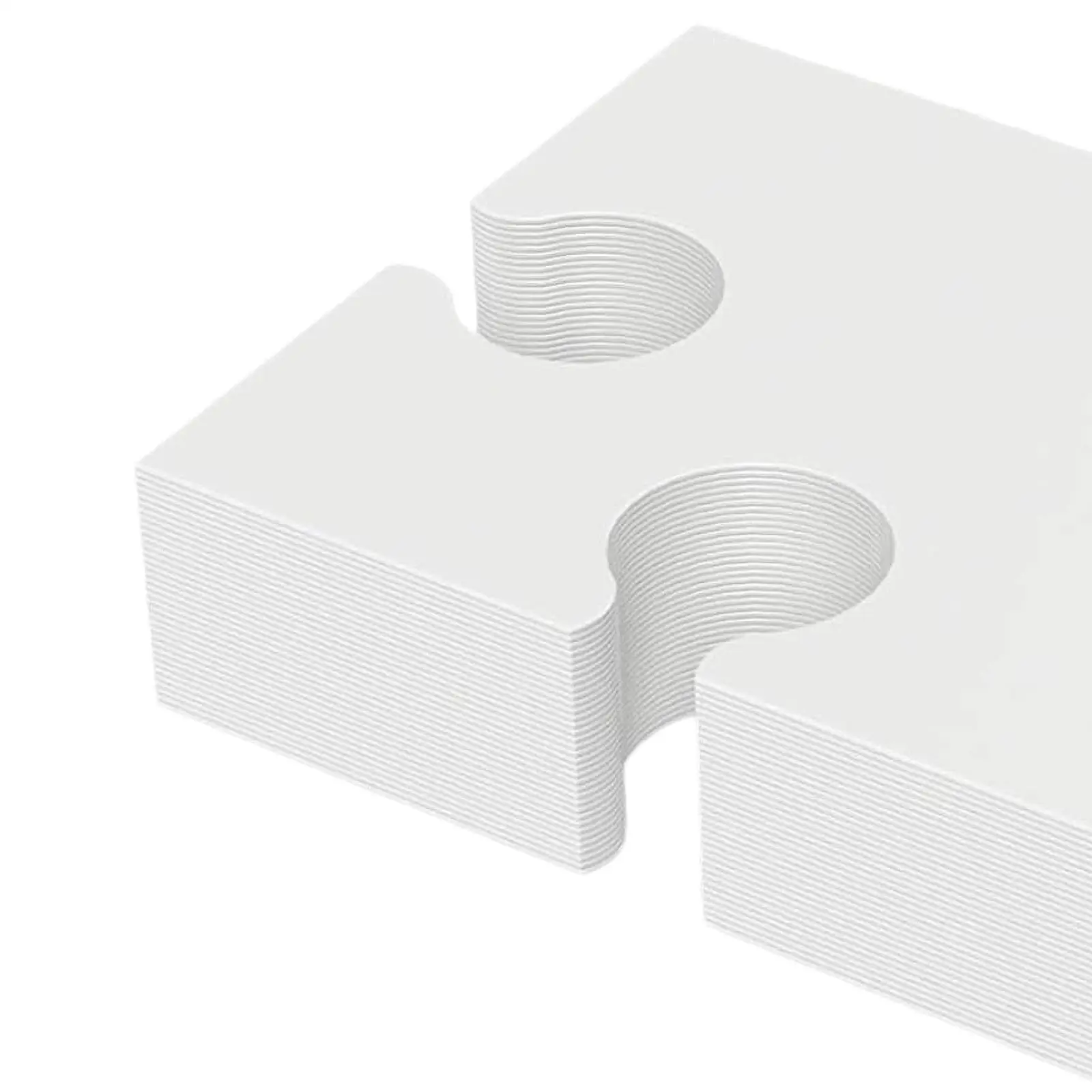 30 Pieces Blank Puzzle Pieces - Puzzle Blank White ulasan dan harga