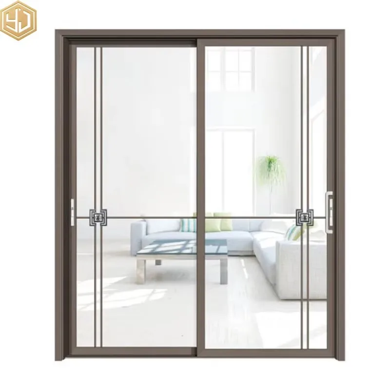 Modern Windproof Finished Aluminum Alloy Sliding Door For Kitchen And Hotel Use Easy To Open