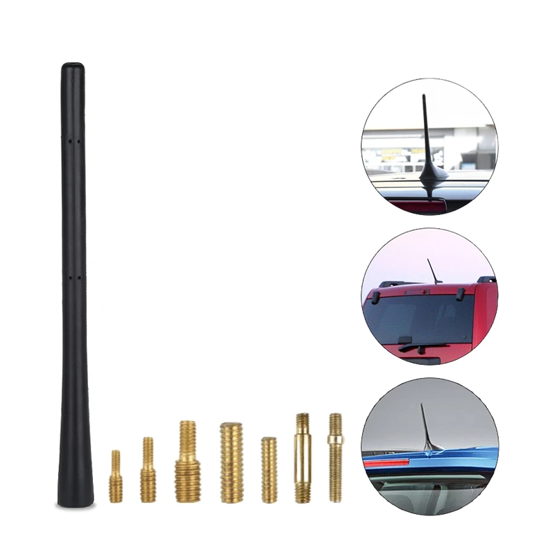 Car Universal Antenna Car Auto Radio Antenna M5 M6 Screw Car Mast Whip for BMW Mazda for Toyota Corolla for Golf Volkswagen