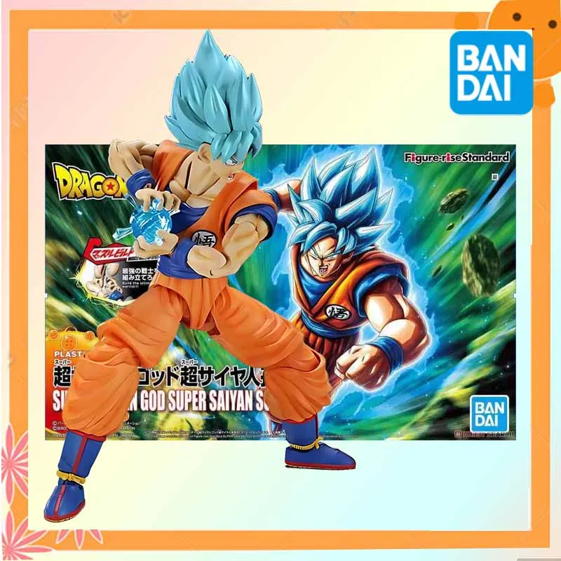 

Bandai GUNDAM Figure rise Dragon Ball SUPER SAIYAN GOD SUPER SAIYAN SON GOKU Anime Action Figure Assembly Model Toys