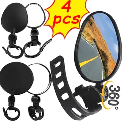 Universal Bicycle Mirror Rearview Adjustable Rotate Wide-Angle Cycling Handlebar Rear View Mirrors for MTB Road Bike Accessories