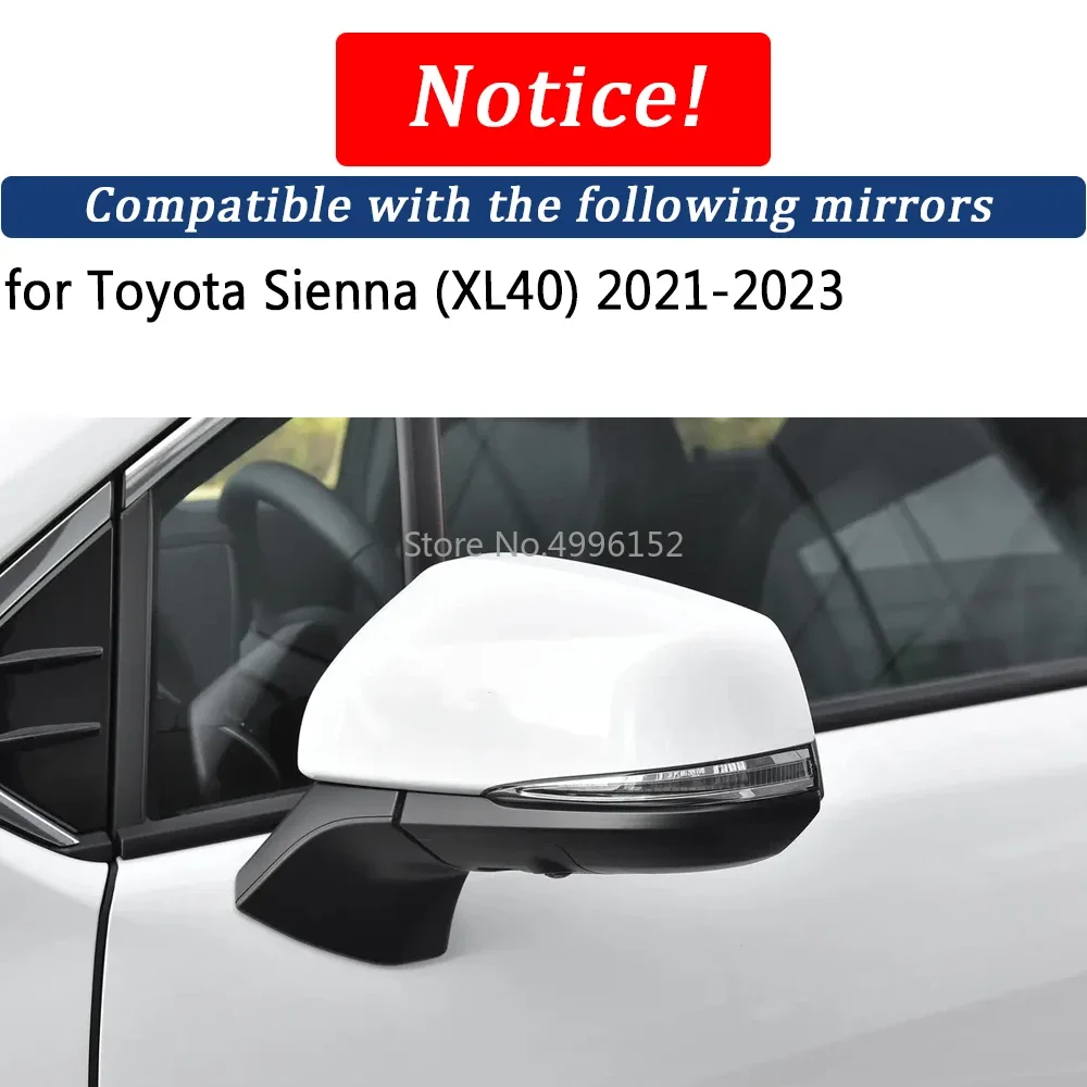 For Toyota Sienna XL40 2021-2023 Car Side Mirror Folding Kit Rearview Mirror Folding Motor Engine Electric Power Mirror Fold