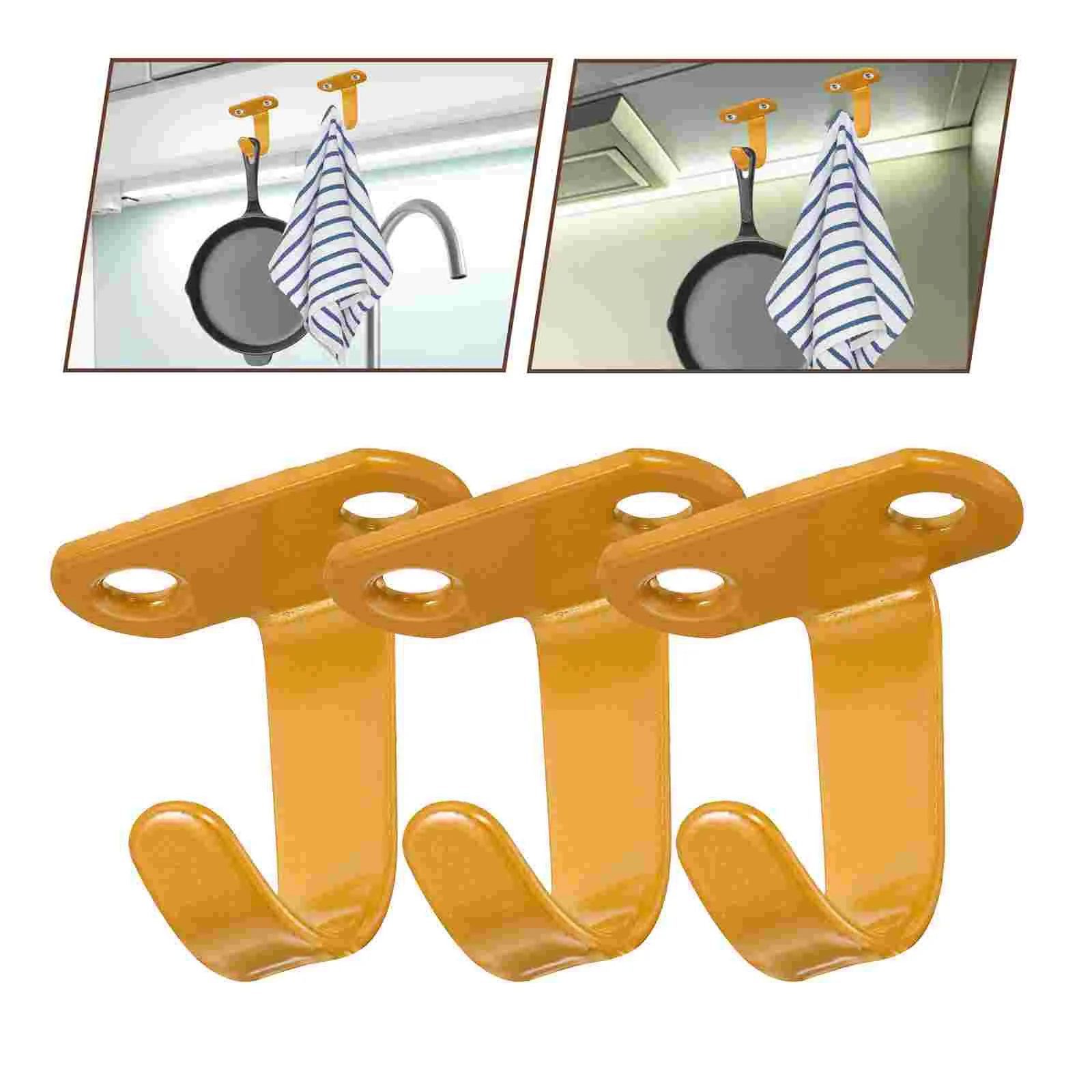 

6 Pcs Hook up Plasterboard Ceiling Hooks Mounted on Wall Plant Hangers Iron Home