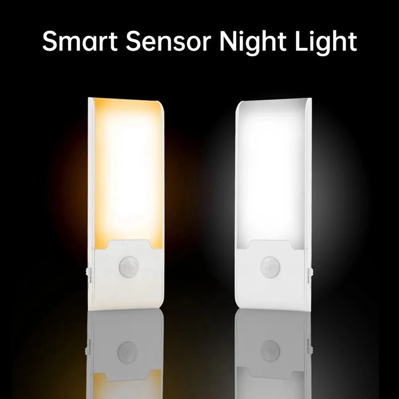 Hot LED Induction Night Light Wireless Motion Sensor Night Lamp Human Body Induction Wall Light Bedroom Cabinet Decor Light
