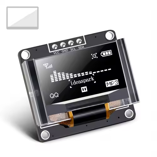 0.96 Inch OLED Display Module SSD1306 I2C IIC SPI Serial 128X64 LCD 4 Pin YellowBlue WhiteBlue for Arduino(Pin Headers Soldered) - Image 13