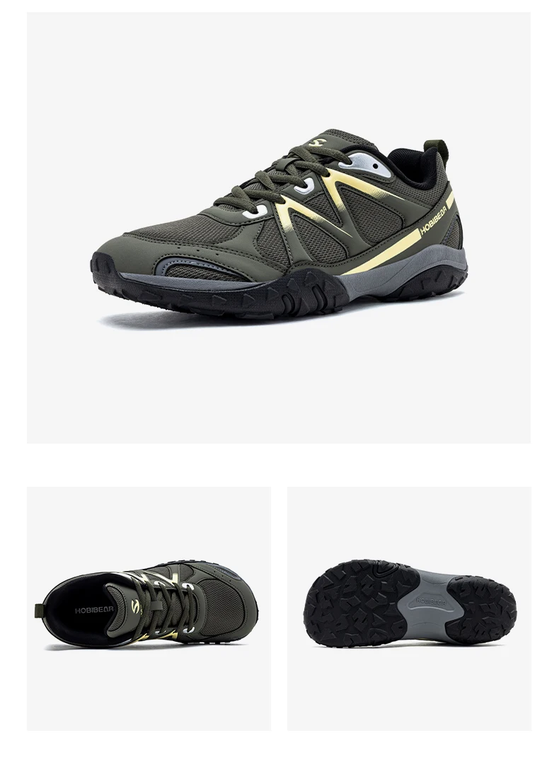 HOBIBEAR Unisex-Wanderschuhe mit breiter Passform, Reise-Trail-Laufschuhe, klassische rutschfeste Outdoor-Wanderschuhe für Damen und Herren – Detail 18
