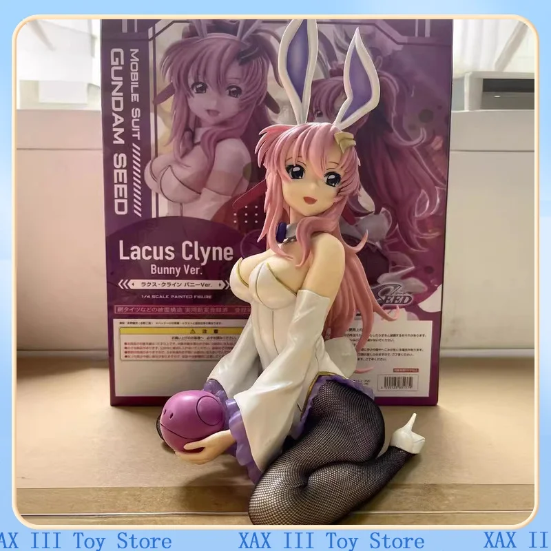 Anime Lacus Clyne 1/4 30cm Megahouse Mh Action Figures Sexy Bunny Girl PVC Statue Collection Desk Decoration Model Toy Kids Gift