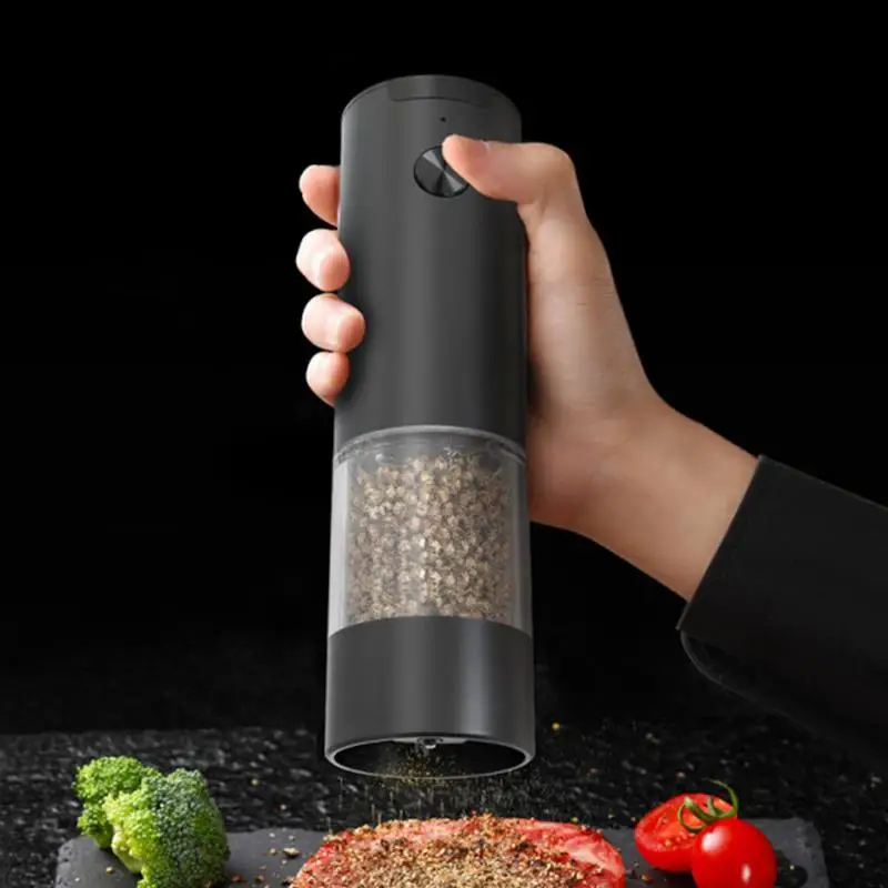 Salt Grinder Electric Refillable Pepper Mill Grinder Set Of 2 Adjustable Coarseness Battery Powered Pepper Mill Refillable Salt