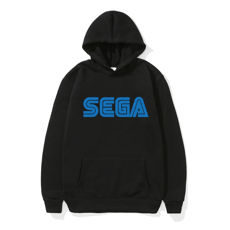 Sega-Sudadera con capucha para hombre, ropa informal holgada de forro polar, ropa de calle cálida, prendas de vestir deportivas de moda para Otoño e Invierno