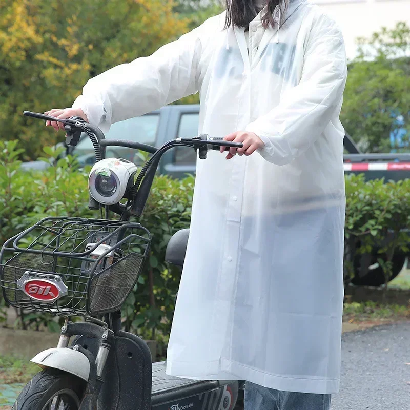 معطف واق من المطر للكبار غير قابل للتصرف سميك للسفر في الهواء الطلق والتسلق مقاوم للماء معدات المطر معطف واق من المطر قطعة واحدة عالمية