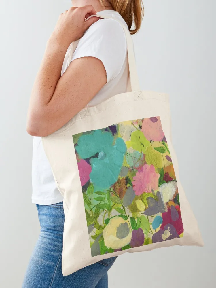

Abstract floral painting Tote Bag canvas bags tote bag women female bag Women's shopper
