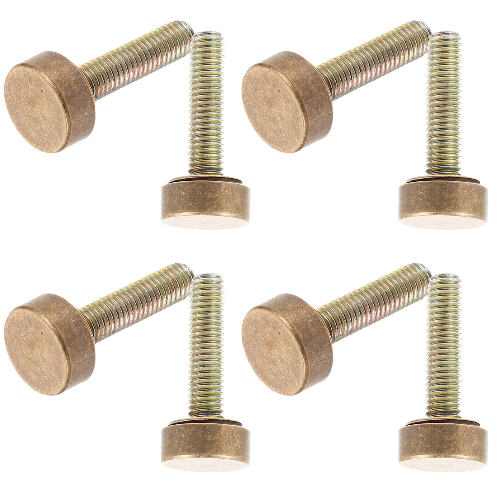 

8 pcs M5 Screw Caps for Furniture Brass Screws Crafts Boards Hardware Mirror Screws For Wall Mounting Mirror Nails Fixings