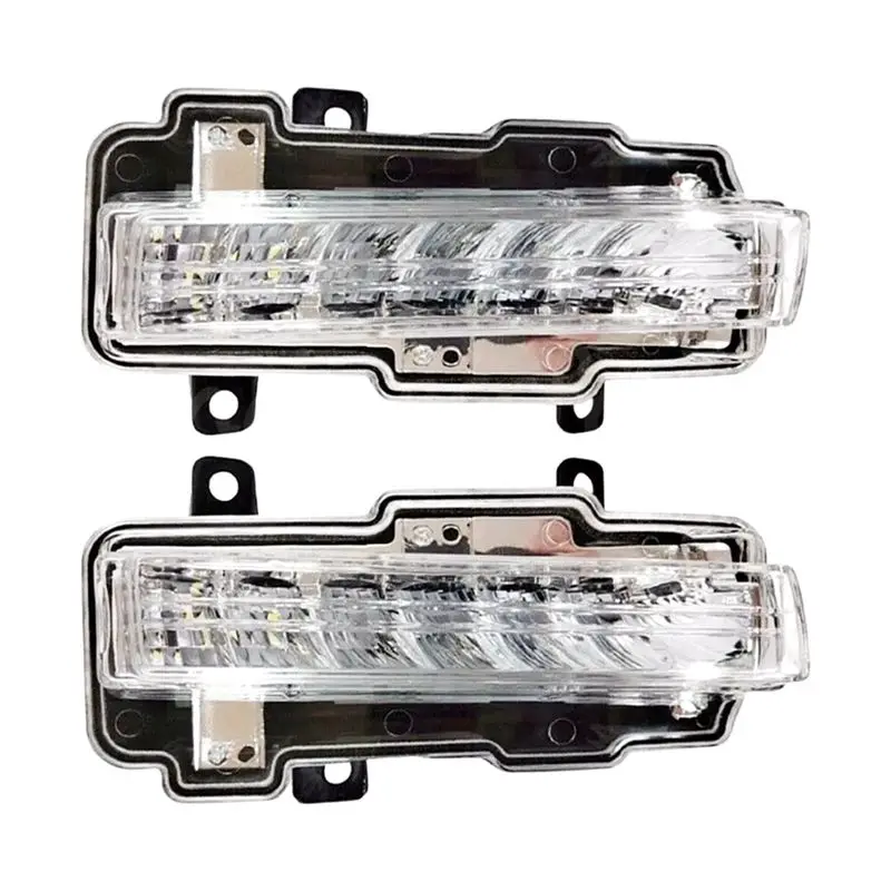 

Stable-LED DRL Light For Mitsubishi Pajero Montero IV 2015-2020 Daytime Running Light White Fog Light Headlight