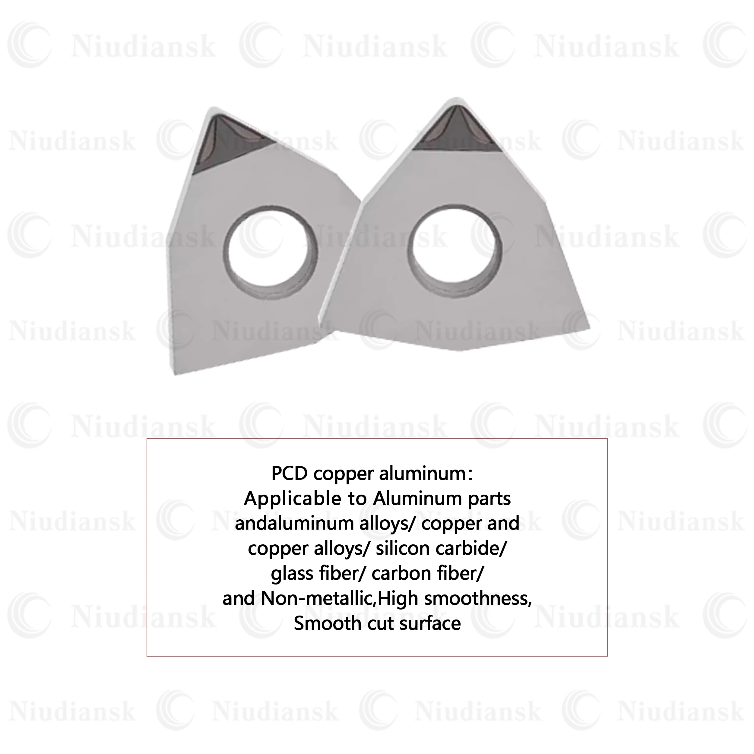WNMG080402 WNMG080404 WNMG080408 JG PCD Diamond CNC Chip Breaking Blade Cutting Insert slotting chip removal For copper aluminum