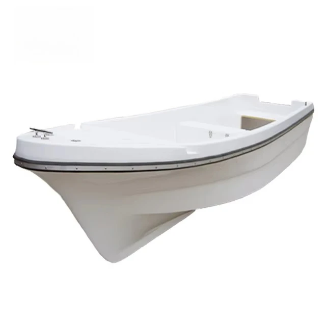 

8 Person Fishing Boat Fiberglass Material 5 Meters Fishing Work Boat Factory Fast Boat for Shallow Sea