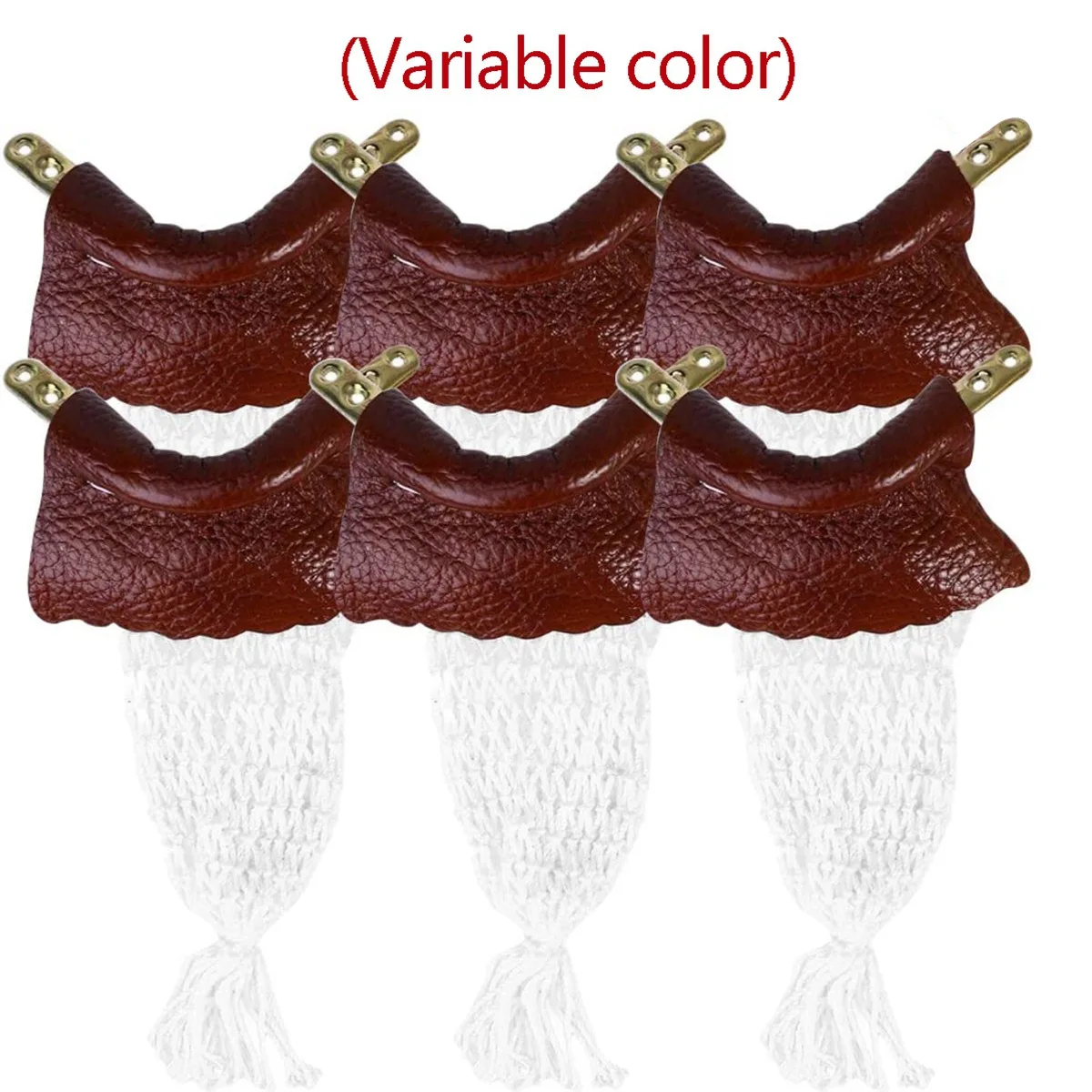 

【RECOMENDAR】Snooker Pocket Nets Billiard Pool Table Pocket Net Replacement Snooker Table Leather Pockets Set Of 6