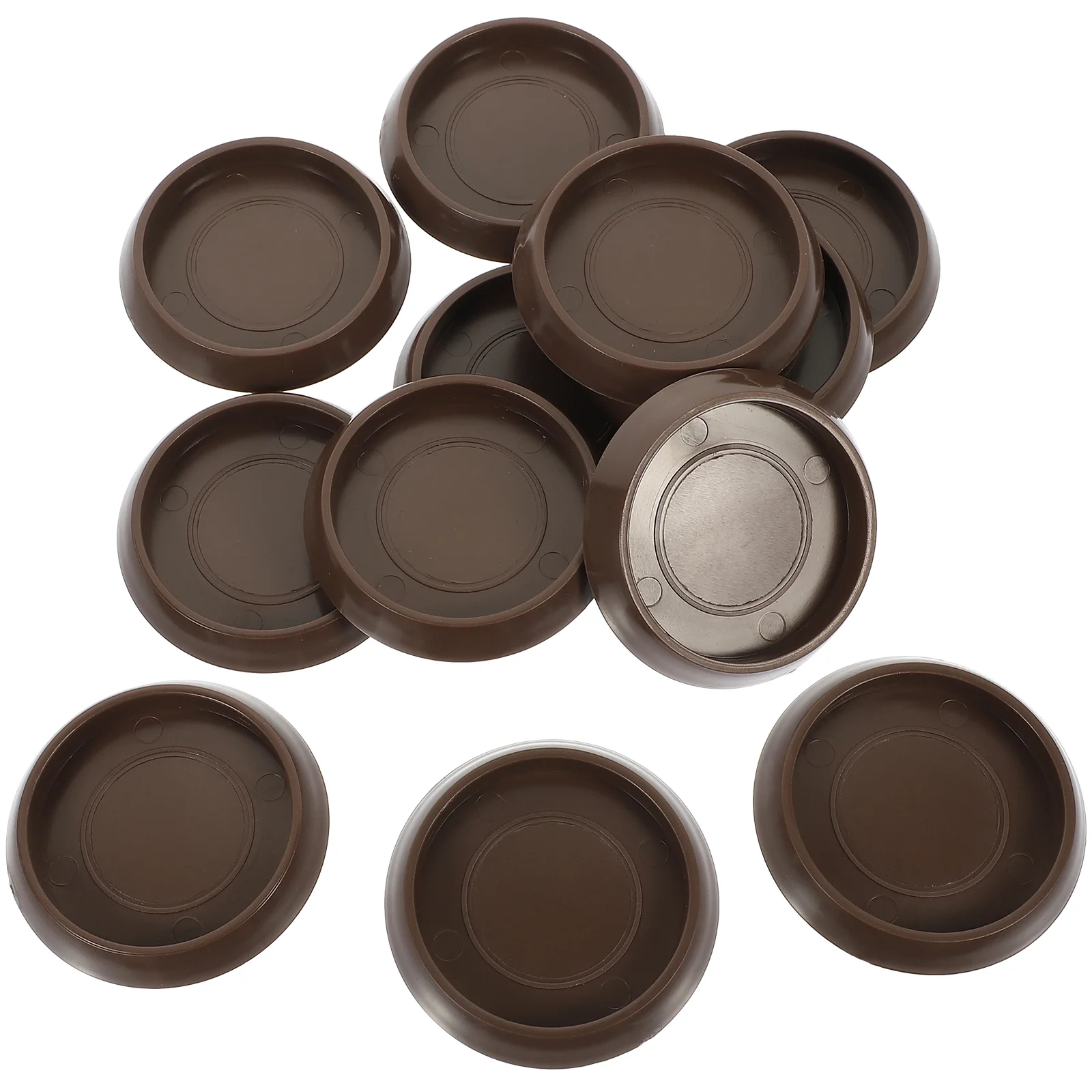 10 Uds. Tapones para sofás, patas de silla de fieltro, suministros, accesorios, posavasos de plástico antideslizantes para muebles, compactos para